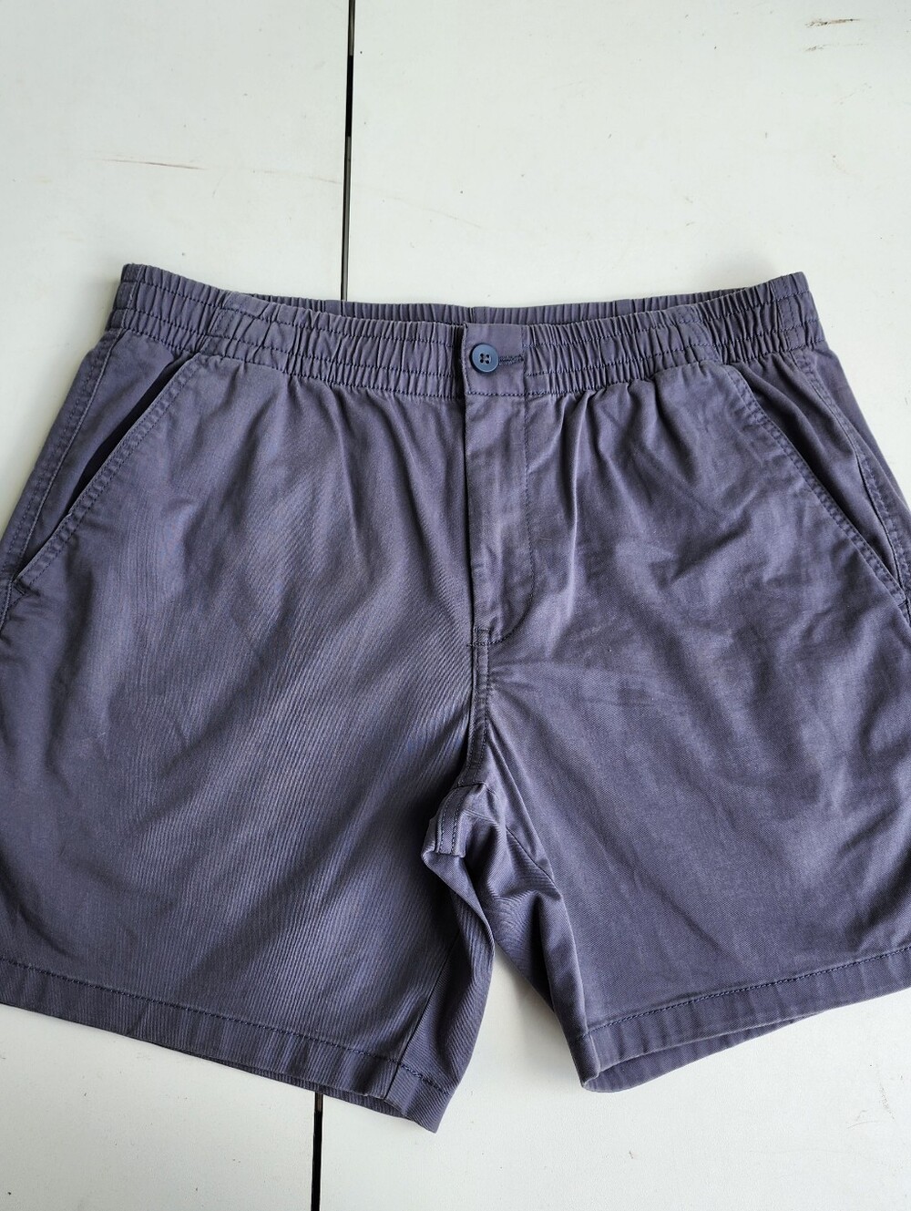 Member's Mark Men's Cotton Pull-On Short, 7-inch Inseam, Relaxed Fit Gray L